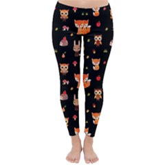 Cool Woodland Animal, Koteto, Scandinavian, Acorn Classic Winter Leggings