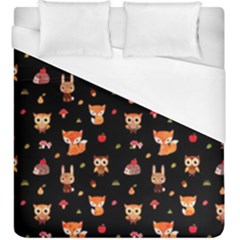 Cool Woodland Animal, Koteto, Scandinavian, Acorn Duvet Cover (king Size)