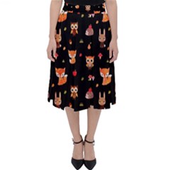 Cool Woodland Animal, Koteto, Scandinavian, Acorn Classic Midi Skirt