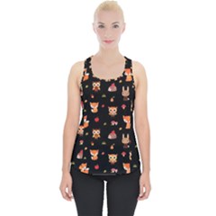 Cool Woodland Animal, Koteto, Scandinavian, Acorn Piece Up Tank Top