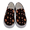 Cool Woodland Animal, Koteto, Scandinavian, Acorn Women s Canvas Slip Ons View1