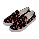 Cool Woodland Animal, Koteto, Scandinavian, Acorn Women s Canvas Slip Ons View2