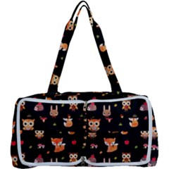 Cool Woodland Animal, Koteto, Scandinavian, Acorn Multi Function Bag by kyorashop23