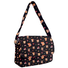 Cool Woodland Animal, Koteto, Scandinavian, Acorn Courier Bag by kyorashop23