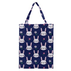 Cute Bunny Pattern, Easter, Koteto Classic Tote Bag