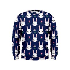 Cute Bunny Pattern, Easter, Koteto Kids  Sweatshirt