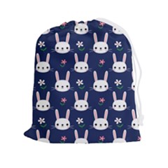 Cute Bunny Pattern, Easter, Koteto Drawstring Pouch (2xl)