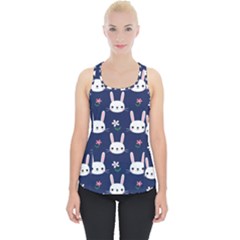 Cute Bunny Pattern, Easter, Koteto Piece Up Tank Top