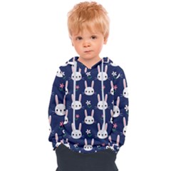 Cute Bunny Pattern, Easter, Koteto Kids  Overhead Hoodie