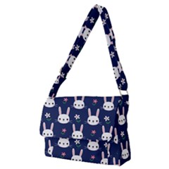 Cute Bunny Pattern, Easter, Koteto Full Print Messenger Bag (m)