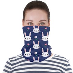 Cute Bunny Pattern, Easter, Koteto Face Seamless Bandana (adult) by kyorashop23