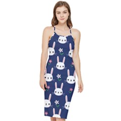 Cute Bunny Pattern, Easter, Koteto Bodycon Cross Back Summer Dress by kyorashop23