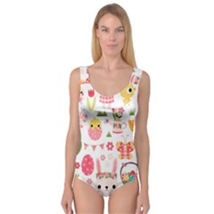 Cute Easter Bunny, Koteto, Animal, Baby Princess Tank Leotard 