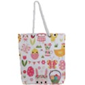 Cute Easter Bunny, Koteto, Animal, Baby Full Print Rope Handle Tote (Large) View2