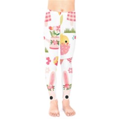 Cute Easter Bunny, Koteto, Animal, Baby Kids  Classic Winter Leggings