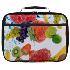 Fruits, Drip, Fruit, Paint, Spring Full Print Lunch Bag by kyorashop23