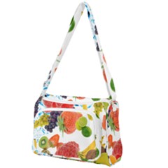 Fruits, Drip, Fruit, Paint, Spring Front Pocket Crossbody Bag