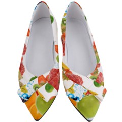 Fruits, Drip, Fruit, Paint, Spring Women s Bow Heels