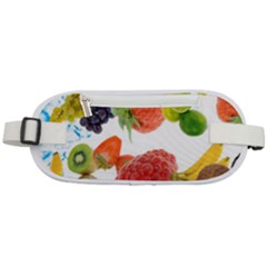 Fruits, Drip, Fruit, Paint, Spring Rounded Waist Pouch