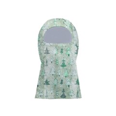 Green Christmas Trees, Cute, Doodle Balaclava Face Mask by kyorashop23