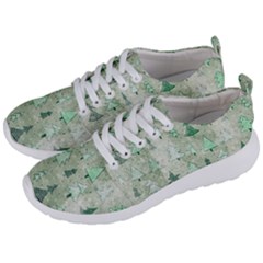 Green Christmas Trees, Cute, Doodle Men s Lightweight Sports Shoes