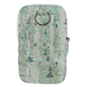 Green Christmas Trees, Cute, Doodle Waist Pouch (Small) View2