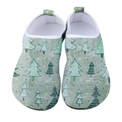 Green Christmas Trees, Cute, Doodle Kids  Sock-style Water Shoes by kyorashop23