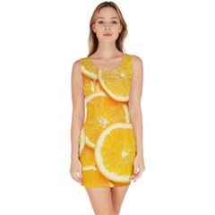 Oranges, Orange, Fruits Bodycon Dress