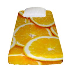 Oranges, Orange, Fruits Fitted Sheet (single Size)