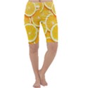 Oranges, Orange, Fruits Cropped Leggings  View1