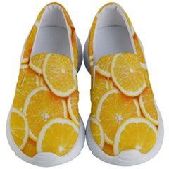 Oranges, Orange, Fruits Kids Lightweight Slip Ons