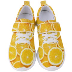 Oranges, Orange, Fruits Women s Velcro Strap Shoes