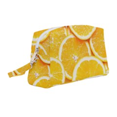 Oranges, Orange, Fruits Wristlet Pouch Bag (medium)