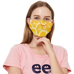 Oranges, Orange, Fruits Fitted Cloth Face Mask (adult)