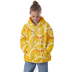 Oranges, Orange, Fruits Kids  Oversized Hoodie by kyorashop23