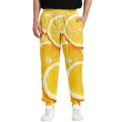 Oranges, Orange, Fruits Men s Elastic Waist Pants