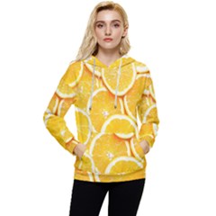 Oranges, Orange, Fruits Women s Lightweight Drawstring Hoodie