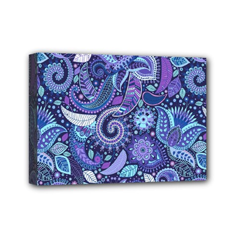 Patterns, Doodles, Pattern, Colorful Mini Canvas 7  X 5  (stretched)