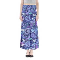 Patterns, Doodles, Pattern, Colorful Full Length Maxi Skirt