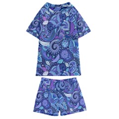 Patterns, Doodles, Pattern, Colorful Kids  Swim T-shirt And Shorts Set