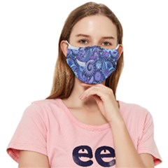 Patterns, Doodles, Pattern, Colorful Fitted Cloth Face Mask (adult)