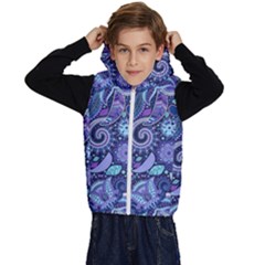 Patterns, Doodles, Pattern, Colorful Kids  Stylish Hooded Puffer Vest by kyorashop23