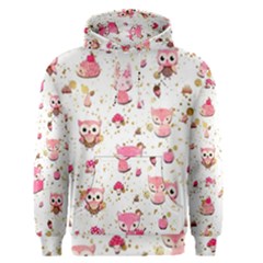 Pink Woodland Animals, Koteto Men s Core Hoodie