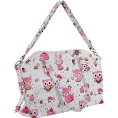 Pink Woodland Animals, Koteto Canvas Crossbody Bag by kyorashop23