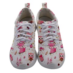 Pink Woodland Animals, Koteto Women Athletic Shoes