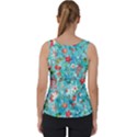 Snowy Winter Foliage, Adoxali, Christmas, Berry, Blue Velvet Tank Top View2