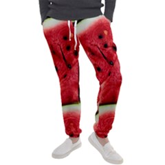 Watermelon, Fruit, Green, Red Men s Jogger Sweatpants