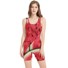 Watermelon, Fruit, Green, Red Women s Wrestling Singlet