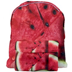 Watermelon, Fruit, Green, Red Giant Full Print Backpack