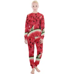 Watermelon, Fruit, Green, Red Women s Lounge Set